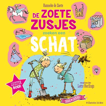 De Zoete Zusjes zoeken een schat, Hanneke de Zoete - Luisterboek MP3 - 9789043922197