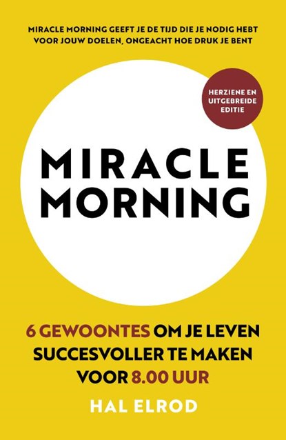 Miracle Morning, Hal Elrod - Paperback - 9789043931618