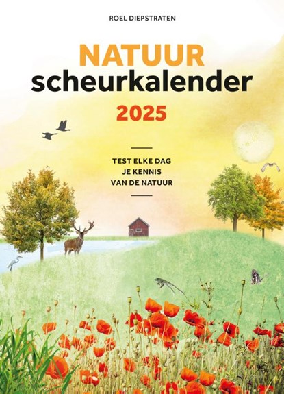 Natuurscheurkalender 2025, Roel Diepstraten - Paperback - 9789043932035