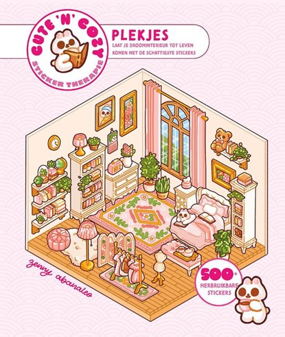 Cute 'n' Cozy Sticker Therapie: Plekjes, Zenny Abanales - Paperback - 9789043946056