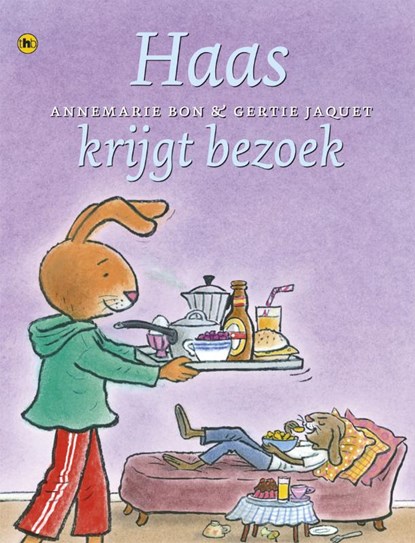 Haas krijgt bezoek, Annemarie Bon ; Gertie Jaquet - Gebonden - 9789044329957