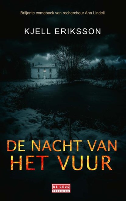 De nacht van het vuur, Kjell Eriksson - Paperback - 9789044547023