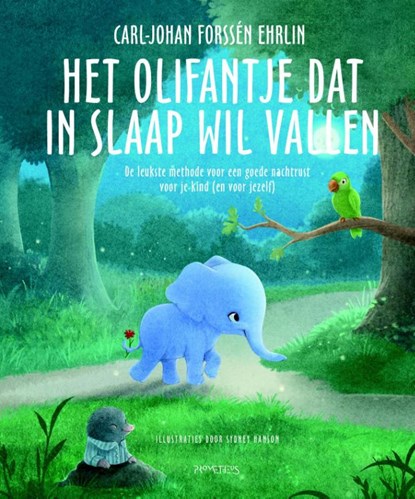 Het olifantje dat in slaap wil vallen, Carl-Johan Forssén Ehrlin - Gebonden - 9789044630695