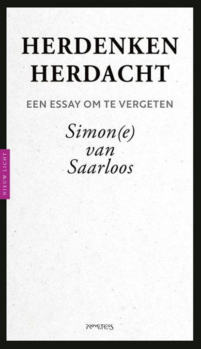 Herdenken herdacht, Simone van Saarloos - Paperback - 9789044639735