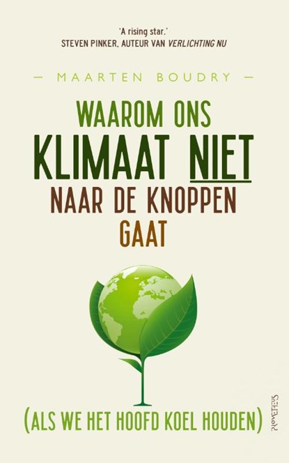 Waarom ons klimaat niet naar de knoppen gaat, Maarten Boudry - Paperback - 9789044649871