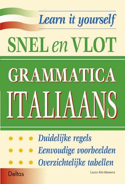 Snel en vlot grammatica Italiaans, L. Ritt-Massera - Paperback - 9789044704877