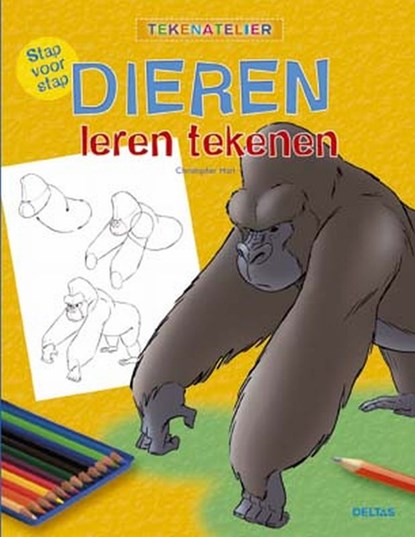 Stap voor stap Dieren leren tekenen, C. Hart - Paperback - 9789044708240