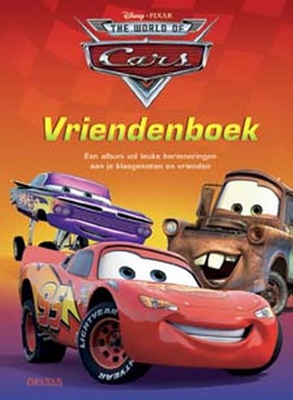 Disney Cars vriendenboek, niet bekend - Gebonden - 9789044722963