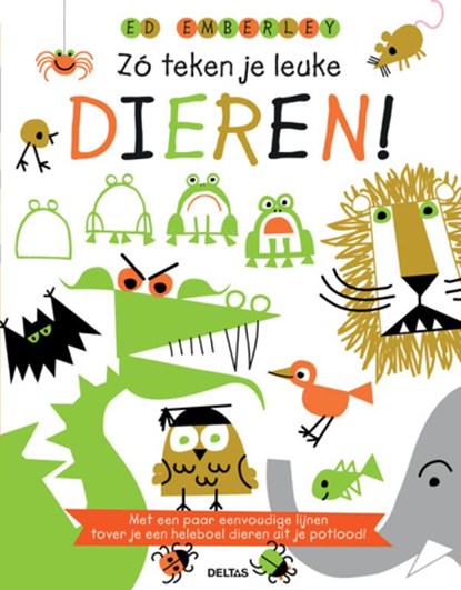 Zo teken je leuke dieren!, Ed Emberley - Paperback - 9789044730074