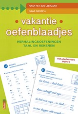 Vakantie oefenblaadjes "naar groep 4" -  - 9789044736854