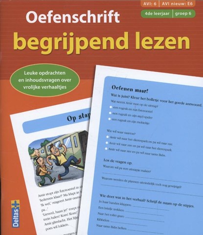 Oefenschrift begrijpend lezen Groep 6 4de leerjaar, Moniek Vermeulen - Paperback - 9789044737516