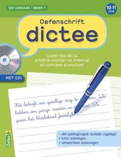 Dictee 5de leerjr. gr. 7 10-11 jr,  - Paperback - 9789044738407
