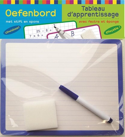 Oefenbord met stift en spons, niet bekend - Paperback - 9789044739008