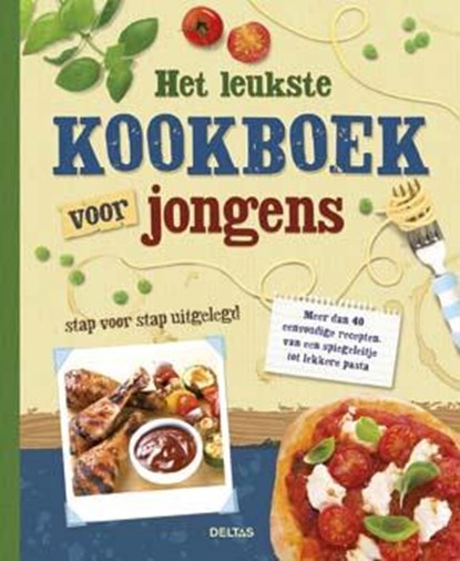 Het leukste kookboek voor jongens, Abigail Wheatley - Gebonden - 9789044739053