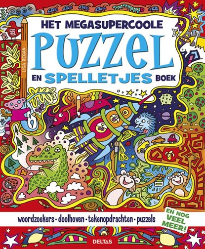 Het megasupercoole puzzel en spelletjesboek, Lisa Regan - Paperback - 9789044739268