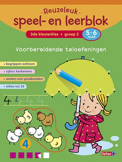 Reuzeleuk speel- en leerblok 3de kleuterklas; Groep 2; 5-6 jaar, niet bekend - Paperback - 9789044742374