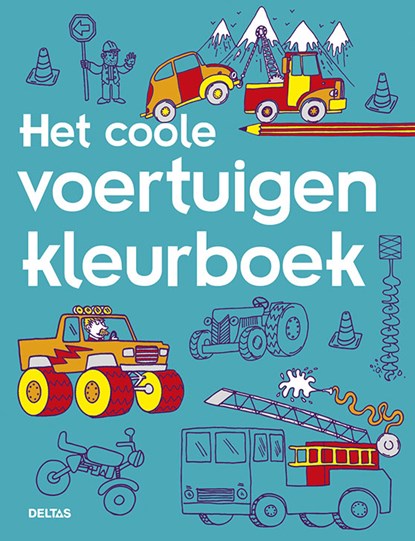 Het coole voertuigen kleurboek, niet bekend - Paperback - 9789044743562