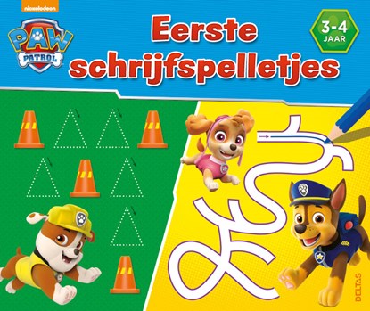 Paw Patrol eerste schrijfspelletjes 3 - 4 jaar, niet bekend - Paperback - 9789044750539