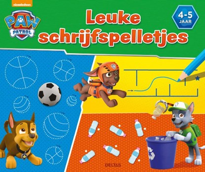 PAW Patrol leuke schrijfspelletjes 4 - 5 jaar, niet bekend - Paperback - 9789044750553