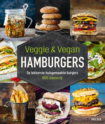 Veggie & Vegan hamburgers, Jonathan HADE - Gebonden - 9789044750720