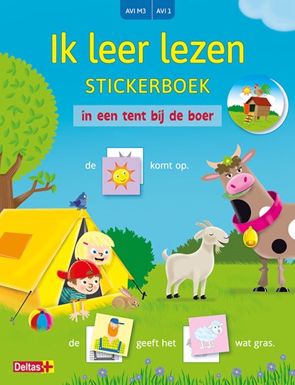 Ik leer lezen Stickerboek - In een tent bij de boer (AVI M3 / AVI 1), Willemijn VAN ABEELEN - Paperback - 9789044754971
