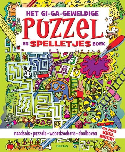 Het gi-ga-geweldige puzzel- en spelletjesboek, LISA REGAN - Paperback - 9789044755015