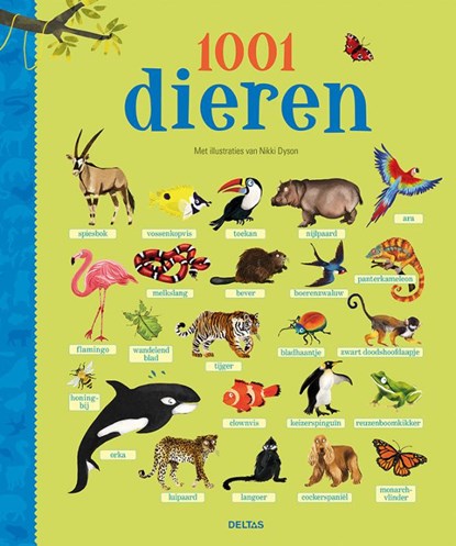 1001 dieren, niet bekend - Gebonden - 9789044755213