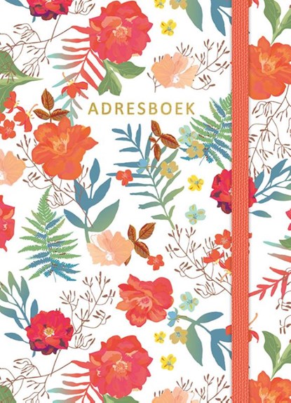 Adresboek (klein) - Flowers, ZNU - Gebonden - 9789044758023