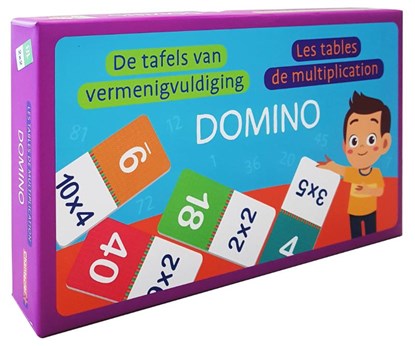 Domino - De tafels van vermenigvuldiging / Domino - Les tables de multiplication, niet bekend - Paperback - 9789044758283