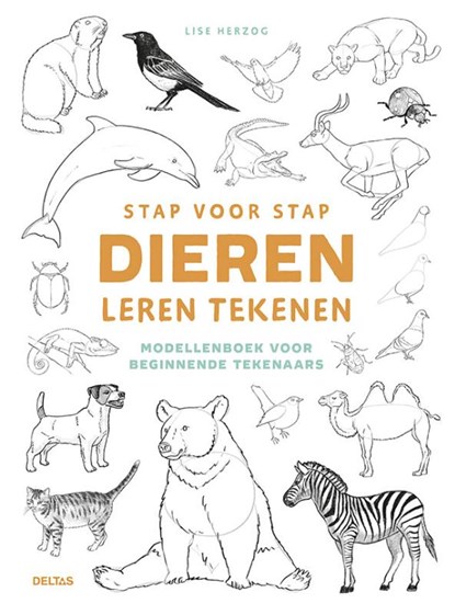 Stap voor stap dieren leren tekenen, Lise Herzog - Paperback - 9789044758511