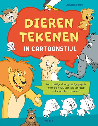 Dieren tekenen in cartoonstijl, Christopher Hart - Paperback - 9789044761252