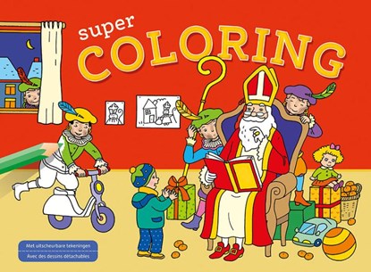 Sinterklaas Super Coloring / Saint-Nicolas Super Coloring, niet bekend - Paperback - 9789044762129