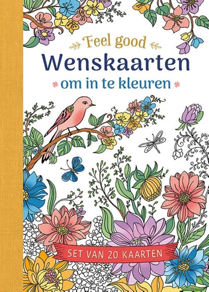 Wenskaarten om in te kleuren - Feel good, niet bekend - Losbladig - 9789044762259