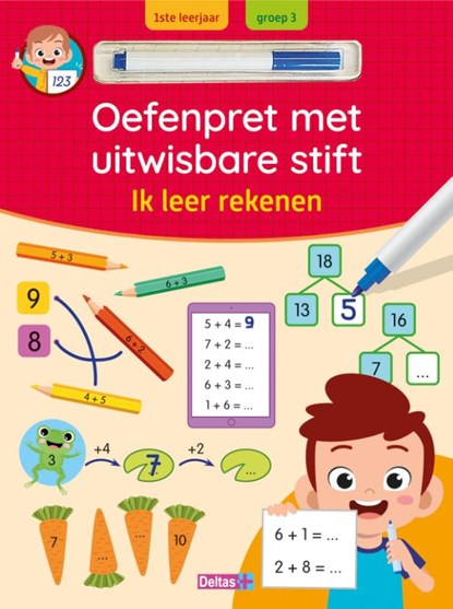 Oefenpret met uitwisbare stift - Ik leer rekenen, niet bekend - Gebonden - 9789044763201