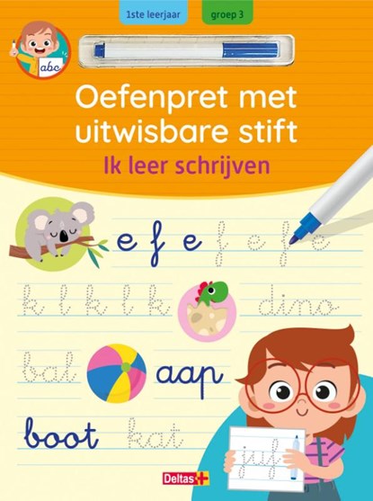 Oefenpret met uitwisbare stift - Ik leer schrijven, niet bekend - Gebonden - 9789044763218