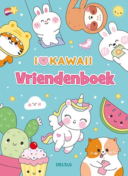 Ik hou van Kawaii vriendenboek, ZNU - Gebonden - 9789044764239