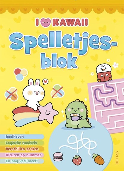 I love Kawaii Spelletjesblok, ZNU - Paperback - 9789044767544