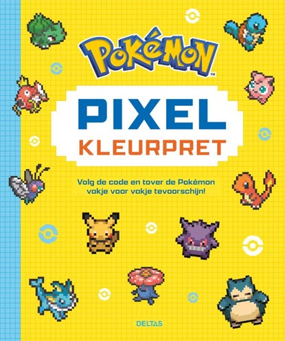 Pokémon pixel kleurpret,  - Paperback - 9789044769074