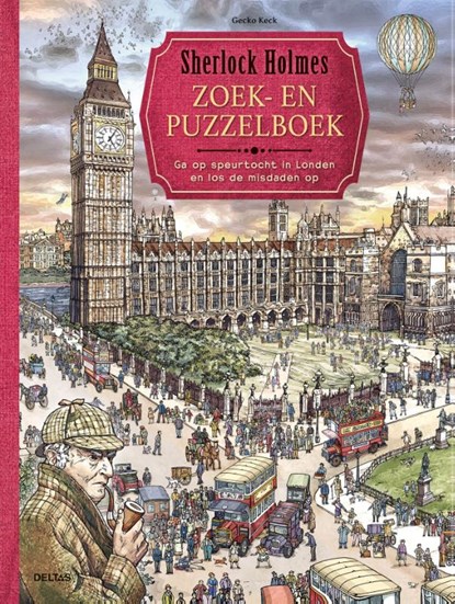 Sherlock Holmes zoek- en puzzelboek, Gecko Keck - Gebonden - 9789044769135