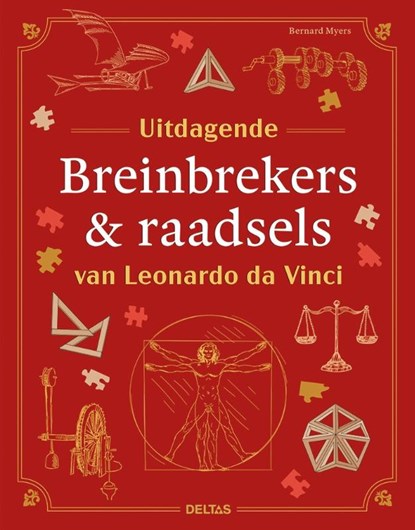 Uitdagende breinbrekers & raadsels van Leonardo da Vinci, Bernard Myers - Gebonden - 9789044770346