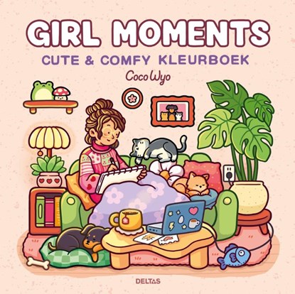 Girl Moments Cute & Comfy kleurboek Coco Wyo, niet bekend - Paperback - 9789044771572