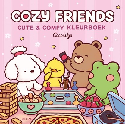 Cozy Friends Cute & Comfy kleurboek Coco Wyo, niet bekend - Paperback - 9789044771589