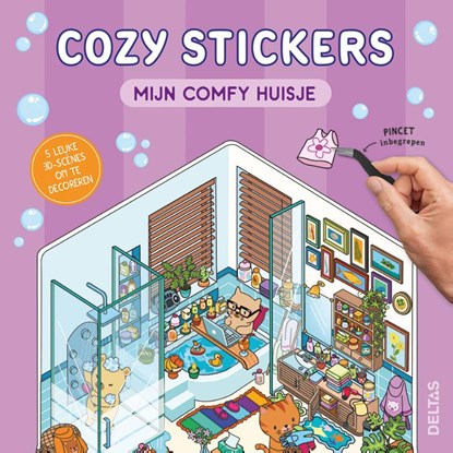 Cozy Stickers - Mijn comfy huisje, niet bekend - Gebonden - 9789044772333