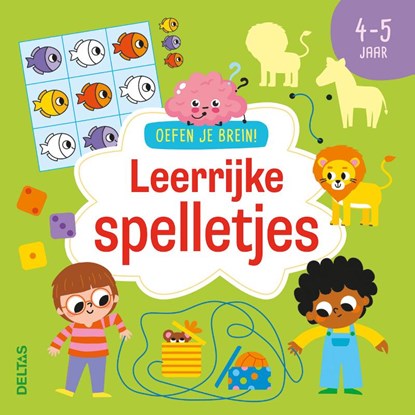 Oefen je brein! Leerrijke spelletjes 4-5 jaar, niet bekend - Paperback - 9789044772357