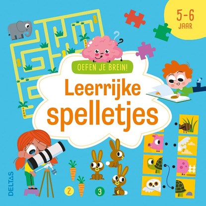 Oefen je brein! Leerrijke spelletjes 5-6 jaar, niet bekend - Paperback - 9789044772364