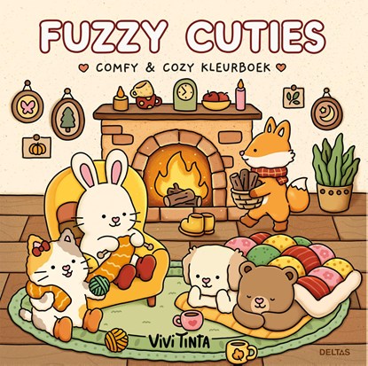 Fuzzy Cuties Cute & Comfy kleurboek Vivi Tinta, niet bekend - Paperback - 9789044772869
