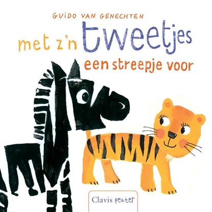 Met z'n tweetjes een streepje voor, Guido Van Genechten - Gebonden - 9789044822045