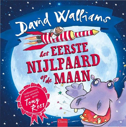 Het eerste nijlpaard op de maan, David Walliams - Gebonden - 9789044825626