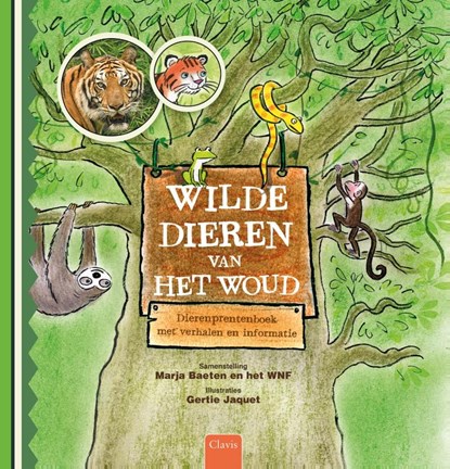 Wilde dieren van het woud, Lucas Arnoldussen ; Marie-José Balm ; Bo Buijs ; Marja Baeten - Gebonden - 9789044827187