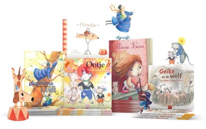 Explosienummer Cadeauboek prentenboeken (Superoma en de redding van Blauwbil+Mooie Lena+ Hondje + Geike en de wolf + Ootje het bruidsmeisje), niet bekend - Gebonden - 9789044830163